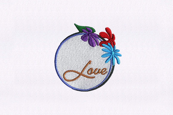 Love Caption: A Craft Fair-Ready Embroidery Design