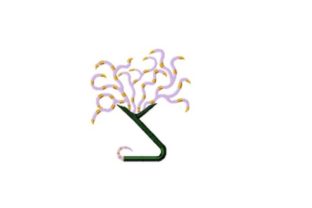 Purple Snake Plant Embroidery Review