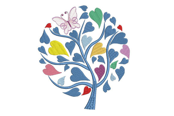 Tree with Heart Leaves: A Thoughtful Embroidery Review